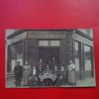 CARTE PHOTO GENNEVILLIERS RUE AGUADO CAFE RESTAURANT AU RENDEZ VOUS DES BOURGUIGNONS - Gennevilliers