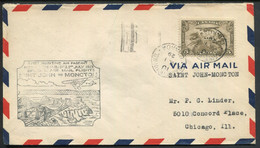 CANADA -  PA N° 1 / 1er. VOL SAINT JOHN-MONCTON LE 1/7/1929 ( MULLER N° 151a ) - SUP - First Flight Covers