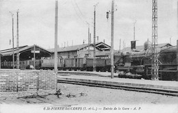 Saint-Pierre-des-Corps     37       Entrée Et  Intérieur De La Gare    A P 6    (voir Scan) - Otros & Sin Clasificación