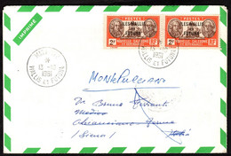 1961 Wallis Et Fotuna, Lettera In Posta Aerea Per L'Italia, Timbro Di Arrivo - Cartas