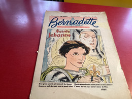 Bernadette Rare Revue Hebdomadaire Illustrée  Paris Jeanne D’Arc - Bernadette