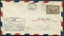 CANADA -  PA N° 1 / 1er. VOL EDMONTON- BATTLEFORD LE 3/3/1930 ( MULLER N° 176 ) - SUP - Eerste Vluchten