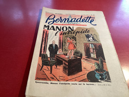 Bernadette Rare Revue Hebdomadaire Illustrée 1950 Dessin Signé Par Un  Illustrateur - Bernadette