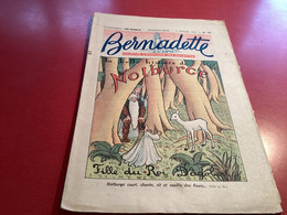 Bernadette Rare Revue Hebdomadaire Illustrée 1950 Dessin Signé Par Un  Illustrateur - Bernadette