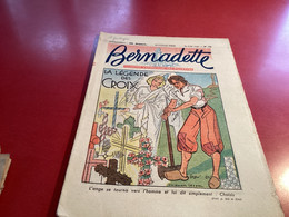 Bernadette Rare Revue Hebdomadaire Illustrée 1950 Dessin Signé Par Un  Illustrateur - Bernadette