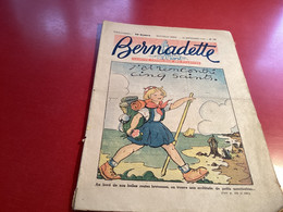 Bernadette Rare Revue Hebdomadaire Illustrée 1950 Dessin Signé Par Un  Illustrateur - Bernadette