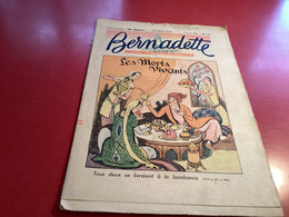 Bernadette Rare Revue Hebdomadaire Illustrée 1950 Dessin Signé Par Un  Illustrateur - Bernadette