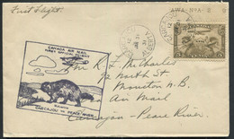 CANADA -  PA N° 1 / 1er. VOL CARCAJOU-PEACE RIVER LE 31/1/1931 - SUP - Erst- U. Sonderflugbriefe