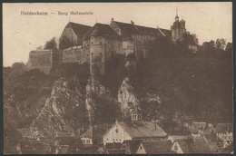 Germany-----Heidenheim (Burg Hellenstein)-----old Postcard - Heidenheim