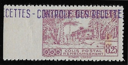 Algérie Colis Postaux N°107 (réf. Dallay) - Variété Dentelé Sur 3 Cotés - Neuf ** Sans Charnière - TB - Paketmarken