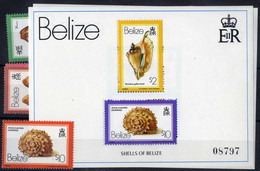 ** 1980, Complete Set 17 Pieces And Two Minisheets, Mi. 454-Bl 15 / 120,- SG 532-548 + MS549 (2) - Belize (1973-...)