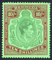 * 1938, 10 S,  Mi.114a SG 119a / 225,- - Bermuda