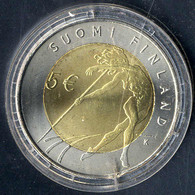 2005, Sportsonderprägung 5 € Bimetall In Plastikbehälter - Finlandia