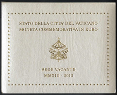 2013, 2 Euro Gedenkmünze Sede Vacante, 2 Euro Commemorativa Sede Vacante - Vaticano