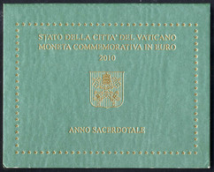 2010, Vatikan 2 Euro Gedenkmünze, Vaticano 2 Euro Commemorativa - Vatican