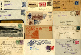 Cover Schiffspost 1892/1936, 12 Belege Mit Schiffsbezug, 7 Briefe (3 USA, 2 Argentinien, 1 Mexiko Und 1 Ägypten), Drei A - Other & Unclassified