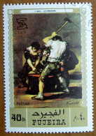 1971 FUJEIRA  Arte Dipinti  Goya The Blacksmith - Usato - Fujeira