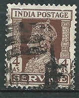 Inde  - Service  - Yvert N° 114 Oblitéré  - Au 11933 - 1936-47 King George VI