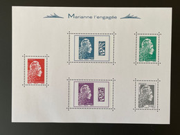 France 2018 - Bloc-feuillet BF YT N°143 Marianne L'engagée Yz - Mint/Hinged