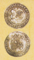 REYES CATOLICOS 1.469-1.504 CECA LA CORUÑA REAL-PLATA-RÉPLICA  DL-12.779 -  Essais Et Refrappes