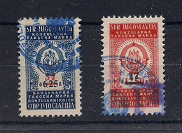 Yugoslavia 1970 - Revenue Tax Stamps Passport - Used - Servizio