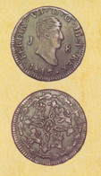 FERNANDO VII (1.808-1.833) 8 MARAVEDIS 1.815 COBRE Ceca JUBIA RÉPLICA  DL-12.786 -  Ensayos Y Reacuñaciones