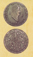 FERNANDO VII (1.808-1.833) 8 MARAVEDIS 1.815 COBRE Ceca JUBIA RÉPLICA  DL-12.786 -  Essais Et Refrappes