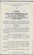 BASTOGNE ..-- Mme Marceline MOREAU , Veuve De Mr Honoré GEORGES , Née En 1847 , Décédée En 1937 . - Bastogne
