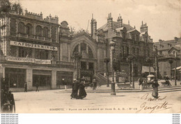 D64  BIARRITZ  Place De La Liberté Et Gare B.A.B - Biarritz