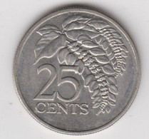 @Y@   Trinidad En Tabago   25 Cents  1980       (3496) - Trinidad En Tobago