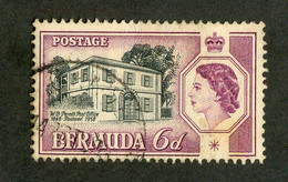 583 Bermuda 1959 Scott #168 Used "Offers Welcome" - Bermudes