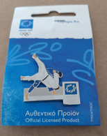 Athens 2004 Olympic Games - Judo Sport Pin With Backing Card - Olympic Games