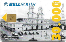 @+ Equateur - BellSouth - Iglesia De San Francisco - Chip Gem1B - Ref : EC-BS-002A - Ecuador