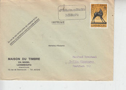 LUSSEMBURGO  1974 - Unificato  832 Europa - Lettres & Documents