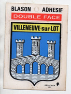Villeneuve Sur Lot  (47 Lot Et Garonne) Blason Adhésif Double Face   (PPP32187) - Stickers