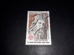 REL01 PRINCIPATO D'ANDORRA 1980 EL GRAN CARLEMANY MON PARE "O" - Used Stamps