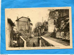 Delcampe - DIGNE-Vieux Quartiers  -plan Animé - édition  VIAL-a Voyagé En 1928 - Digne