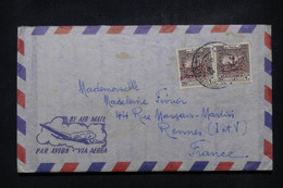 JORDANIE - Enveloppe De Jérusalem En 1953 Pour La France - L 107599 - Jordania