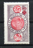 Col23 SPM Saint Pierre Et Miquelon N° 106 Neuf X MH Cote 4,00 Euro - Unused Stamps