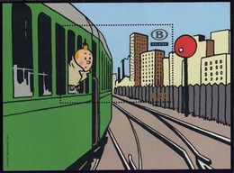 TRV-BL12** (TRV51) - Tintin / Kuifje / Tim - Milou / Bobbie / Struppi / Snowy  - Dentelé / Getand - BELGIQUE / BELGIË - Philabédés (comics)