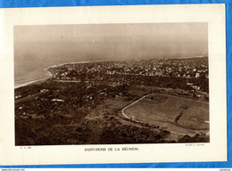 PHOTO-j LEVOIR- GROS PLAN-Vue Aérienne- Saint Denis- Réunion-années 1920 - Plaatsen