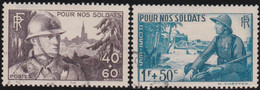 France   .  Y&T   .   451/452     .       O    .    Oblitéré - Used Stamps