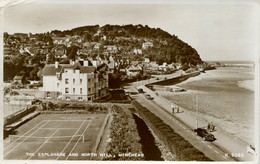 SOMERSET - MINEHEAD - THE ESPLANADE AND NORTH HILL RP Som650 - Minehead