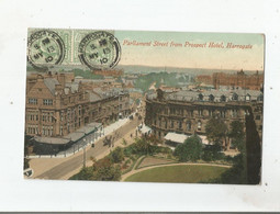 HARROGATE PARLIAMENT STREET FROM PROSPECT HOTEL 1910 - Harrogate