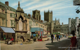 SOMERSET - WELLS - THE MARKET PLACE Som695 - Wells