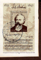 DDR Block 069 J. Brahms Used Gestempelt - 1981-1990