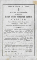 OUFFET ..-- Mr Libert CARLIER , Né En 1856 , Décédé Au CHATEAU  D' ODEIGNE En 1885 . - Ouffet