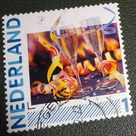 Nederland - NVPH - Persoonlijke Gebruikt - Hallmark - Champagneglazen - Persoonlijke Postzegels