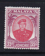 Malaya - Johore: 1949/55   Sultan Ibrahim    SG142b    35c     MH - Johore