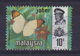 Malaya - Johore: 1971/78  Butterflies    SG179    10c  [Litho]  Used - Johore